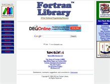 Tablet Screenshot of fortranlib.com